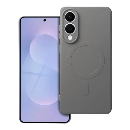 SILICONE MAG COVER tok kompatibilis MagSafe technológiával SAMSUNG S25 Edge szürke titánium - 1