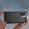 Xiaomi Poco F4 5G fliptok Carbon Case fekete - 12