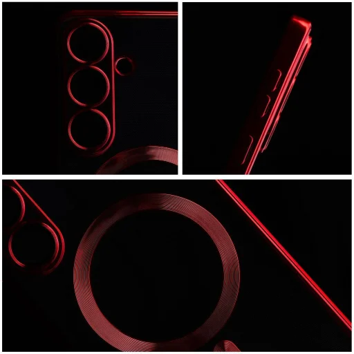 ELECTRO MAG COVER tok kompatibilis MagSafe-fel SAMSUNG S25 Edge piros - 3