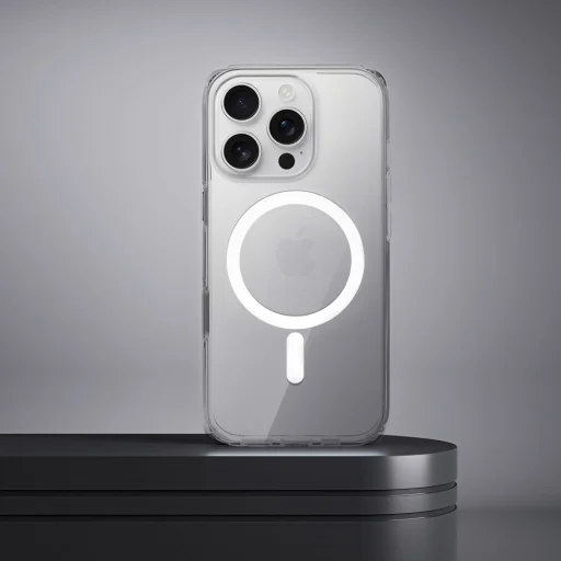 Átlátszó tok 2 mm az IPHONE 15 Pro Max számára MagSafe kompatibilis (kamera védelem) átlátszó tok - 3