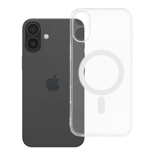 CLEAR 2 mm puzdro na iPhone 16 Plus kompatibilné s MagSafe (ochrana fotoaparátu) priesvitné puzdro - 3
