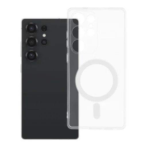 Samsung S25 Ultra Priehľadné puzdro Clear 2 mm kompatibilné s MagSafe (ochrana fotoaparátu) - 1
