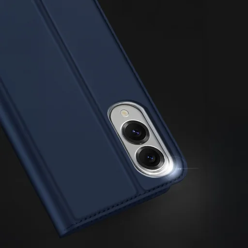  Samsung S25 Edge kék DUX DUCIS wallet fliptok SKIN PRO tok - 6