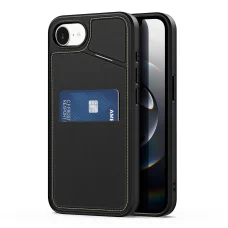  iPhone 16e fekete DUX DUCIS Rafi II MAG állvánnyal kompatibilis MagSafe tok