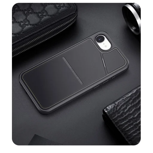  iPhone 16e fekete DUX DUCIS Rafi II MAG állvánnyal kompatibilis MagSafe tok - 2