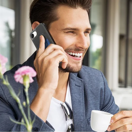  iPhone 16e fekete DUX DUCIS Rafi II MAG állvánnyal kompatibilis MagSafe tok - 7