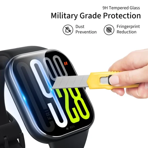 Tech-protect Glass Fit+ 2-pack Huawei Watch Fit 4 Pro üvegfólia átlátszó - 2