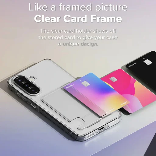  Samsung Galaxy A36 5G / A56 5G Átlátszó Ringke Fusion Card tok - 3