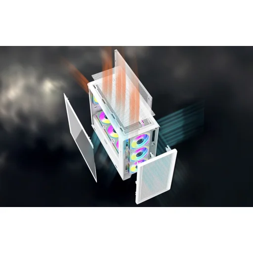 Darkflash DB460M számítógépház (fekete) - 12