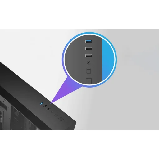 Darkflash TH285M számítógépház (fekete) - 13