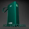 Powerbank SBS 10000 mAh 20W beépített USB-C kábellel és digitális kijelzővel - zöld - 5