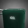 Powerbank SBS 10000 mAh 20W beépített USB-C kábellel és digitális kijelzővel - zöld - 8