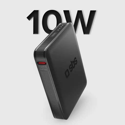 Powerbank SBS NanoTube 5000 mAh Nagy Sűrűségű - fekete - 3