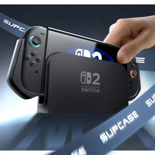  Nintendo Switch 2 Sötét Supcase Blade tok - 7