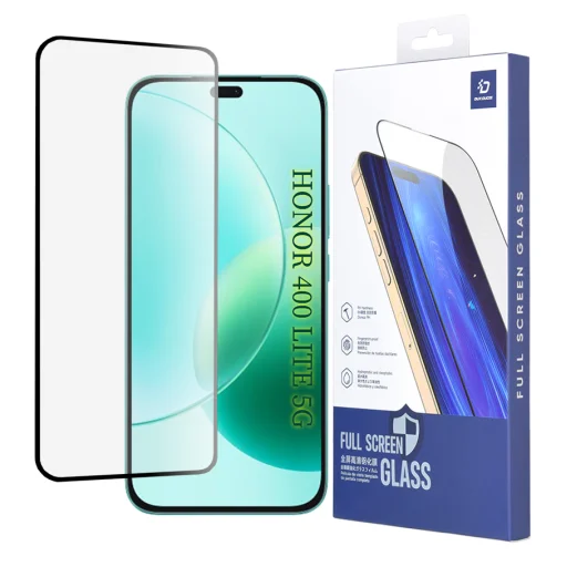  Honor 400 Lite Fekete Dux Ducis Edzett Üveg üvegfólia - 1