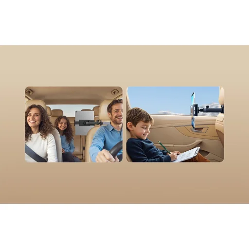 UGREEN LP904 autós fejtámla tartó 4,7-12,9 hüvelykes készülékekhez (fekete) - 4