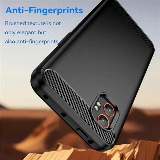  Techsuit - Szénszilikon - Samsung Galaxy Xcover7 Pro - Fekete tok - 5