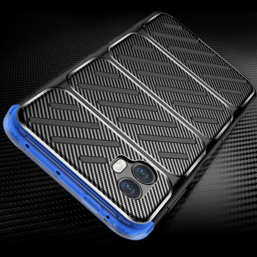  Techsuit - Szénszál - Samsung Galaxy Xcover7 Pro - Fekete tok - 5