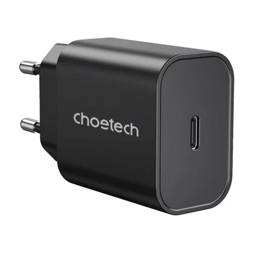 Hálózati töltő Choetech Q5004 EU USB-C, 20W (fekete) - 2