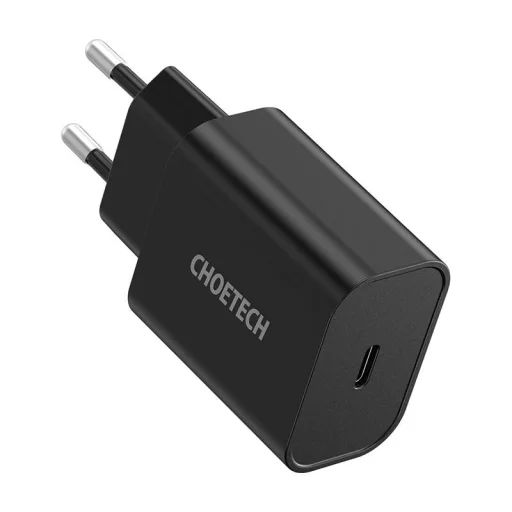 Hálózati töltő Choetech Q5004 EU USB-C, 20W (fekete) - 1