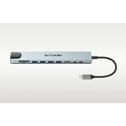 Docking Station Blitzwolf BW-TH5 10in1 USB-C (ezüst) - 4