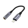 FONENG adapter BM30 Lightning - JACK 3.5MM 0.14M Fekete thumbnail