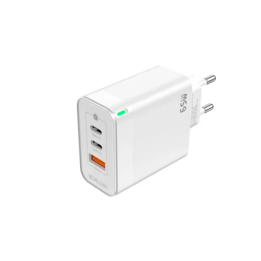 JELLICO fali töltő C79 GaN PD 65W 2xUSB-C + 1xUSB QC3.0 Fehér - 5