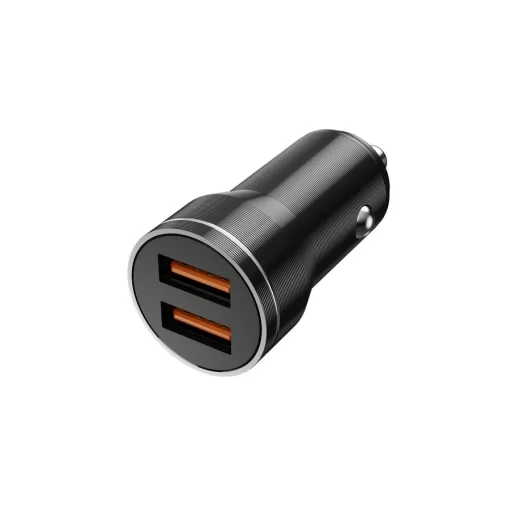 JELLICO autós töltő F2S 3.1A 18W 2xUSB fekete - 2