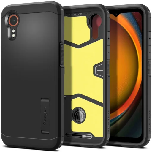  Galaxy Xcover 7 Pro Fekete Spigen Tough Armor tok - 1