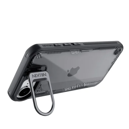 Nillkin Iceblade Kitámasztós tok iPhone 16e-hez - Fekete tok - 5