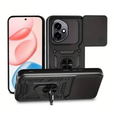 Hybrid Armor Camshield páncélozott tok állvánnyal és kameravédővel Honor 400 - Fekete tok