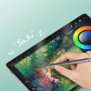  Samsung Galaxy Tab S10 FE Plus Fekete kerettel Dux Ducis Naad Paperlike Matt Üvegfólia thumbnail