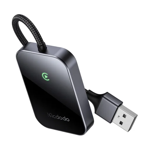 Vezeték nélküli CarPlay adapter USB kábellel McDodo CA-7210 Fekete - 2