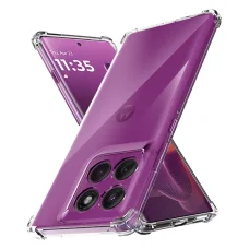  Techsuit - Ütésálló Átlátszó Szilikon - Motorola Edge 60 Pro - Átlátszó tok