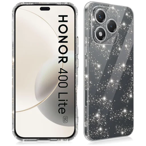  Honor 400 Lite Átlátszó Techsuit SparkleSkin Sorozat tok - 1