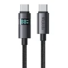 Mcdodo CA-5610 USB-C – USB-C kábel, 100W, LED kijelző, 1,2 m thumbnail