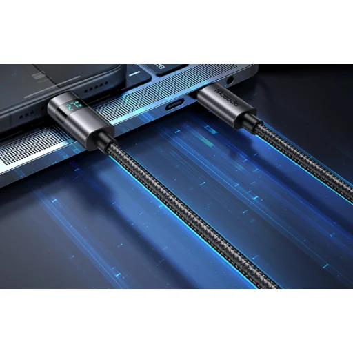 Mcdodo CA-5610 USB-C – USB-C kábel, 100W, LED kijelző, 1,2 m - 4