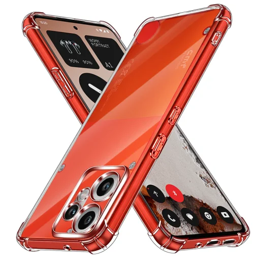  Techsuit - Ütésálló Átlátszó Szilikon - Nothing CMF Phone 2 Pro - Átlátszó tok - 1