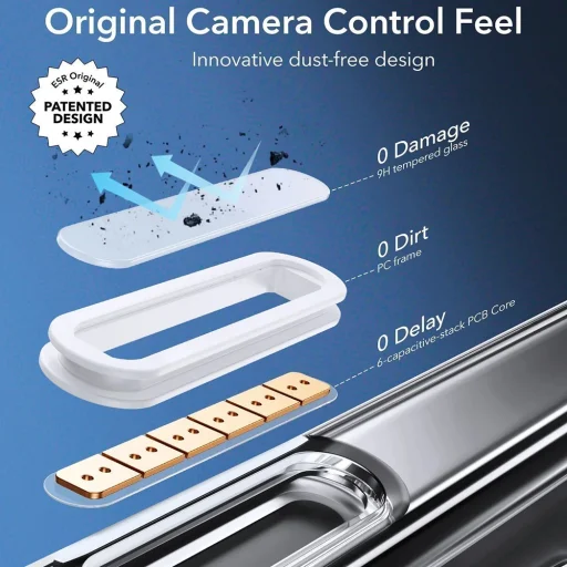  iPhone 16 Pro Max Átlátszó ESR Klasszikus Hibrid HaloLock tok - 2