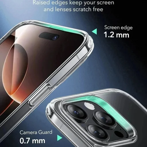  iPhone 16 Pro Max Átlátszó ESR Klasszikus Hibrid HaloLock tok - 4