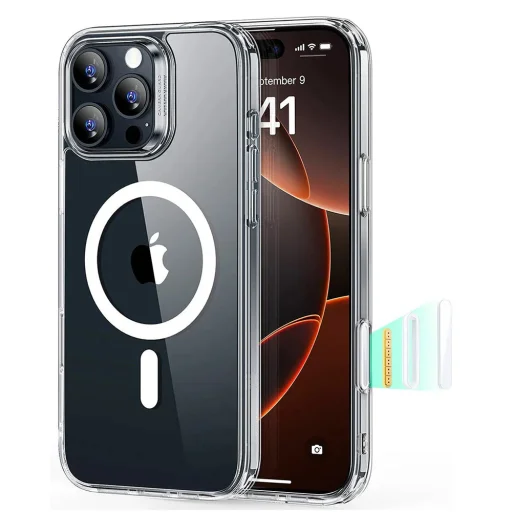  iPhone 16 Pro Max Átlátszó ESR Klasszikus Hibrid HaloLock tok - 1