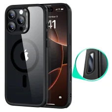  iPhone 16 Pro Max Átlátszó Fekete ESR Classic Hybrid HaloLock tok