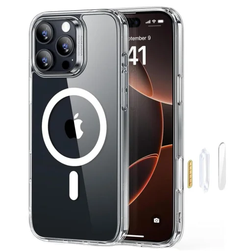  iPhone 16 Pro Átlátszó ESR Klasszikus Hibrid HaloLock tok - 1