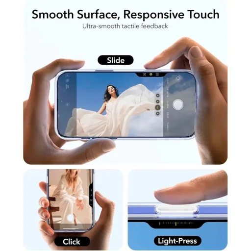  iPhone 16 Átlátszó ESR Klasszikus Hibrid HaloLock Kitámasztó tok - 5