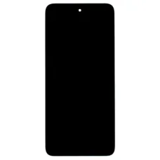 Motorola E15/G05 LCD kijelző + Érintőegység fekete + Előlap