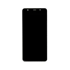 LCD kijelző + Érintőegység Samsung A750 Galaxy A7 2018 fekete,