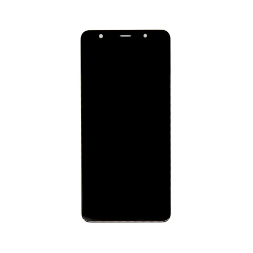 LCD kijelző + Érintőegység Samsung A750 Galaxy A7 2018 fekete, - 1