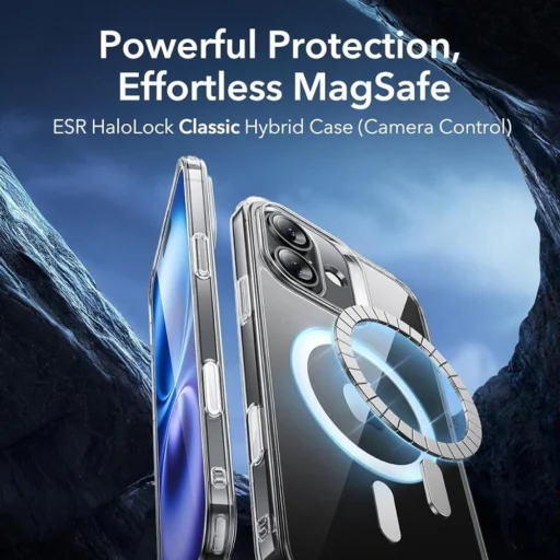  iPhone 16 Átlátszó ESR Klasszikus Hibrid HaloLock tok - 2