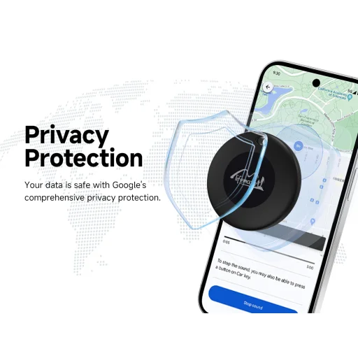 Lifemate/MiLi GPS Bluetooth LifeTag Nyomkövető HD-P16-3 Android + kulcstartó fekete - 15