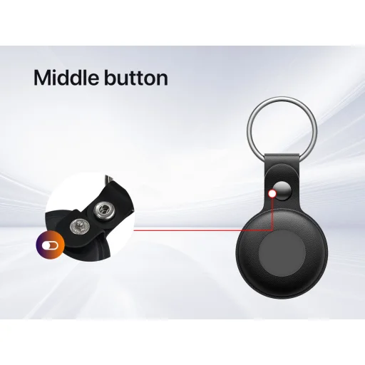 Lifemate/MiLi GPS Bluetooth LifeTag Nyomkövető HD-P16-3 Android + kulcstartó fekete - 5